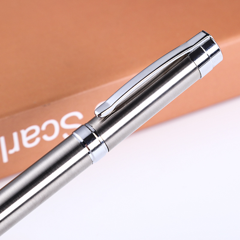 Suministro directo de fábrica Bolígrafo De Metal pluma de la oficina de negocios pluma personalizada publicidad regalo pluma de aceite pluma de metal de negocios