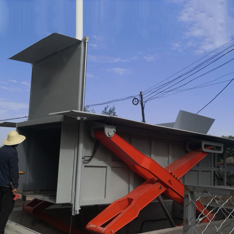 景區用 水平地埋式垃圾箱 地埋式垃圾處理中轉站設備 10方 壓縮機