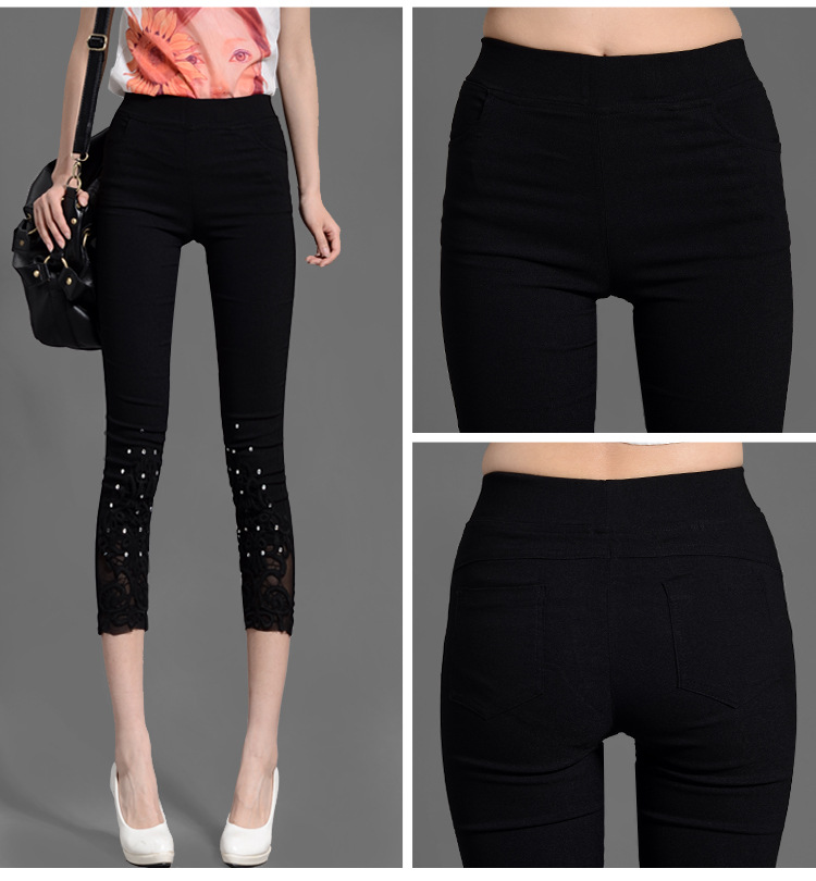 Pantalon léger femme en coton - Ref 3429925 Image 7