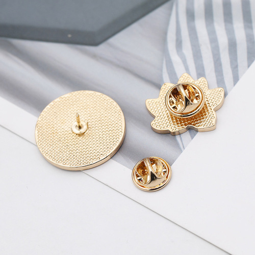 Japanese fashion Ukiyo style lotus spray series combination student denim trendy personality versatile brooch corsage