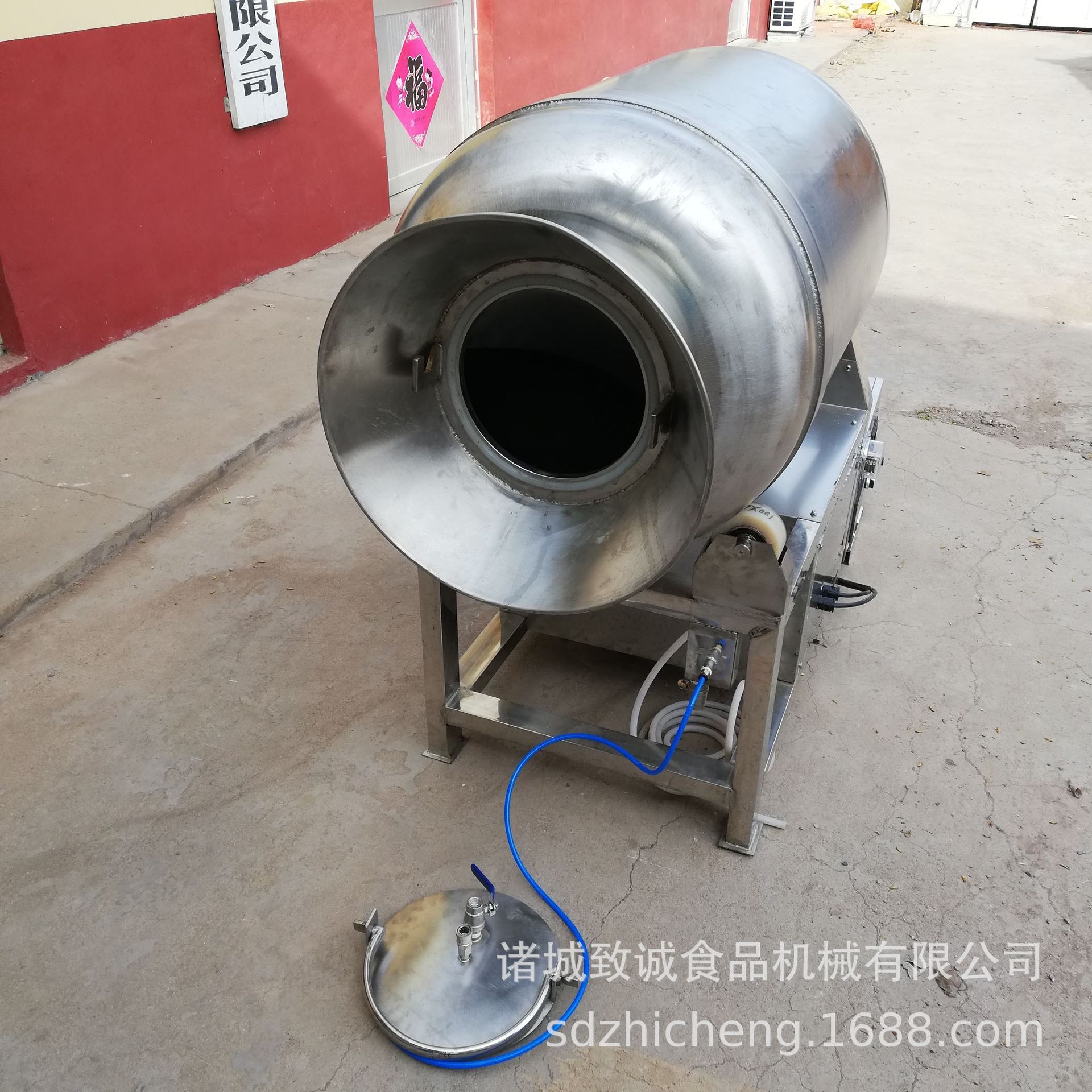 牛排真空腌制嫩化设备 食品厂用鸡柳肉串鸡排腌制入味真空滚揉机