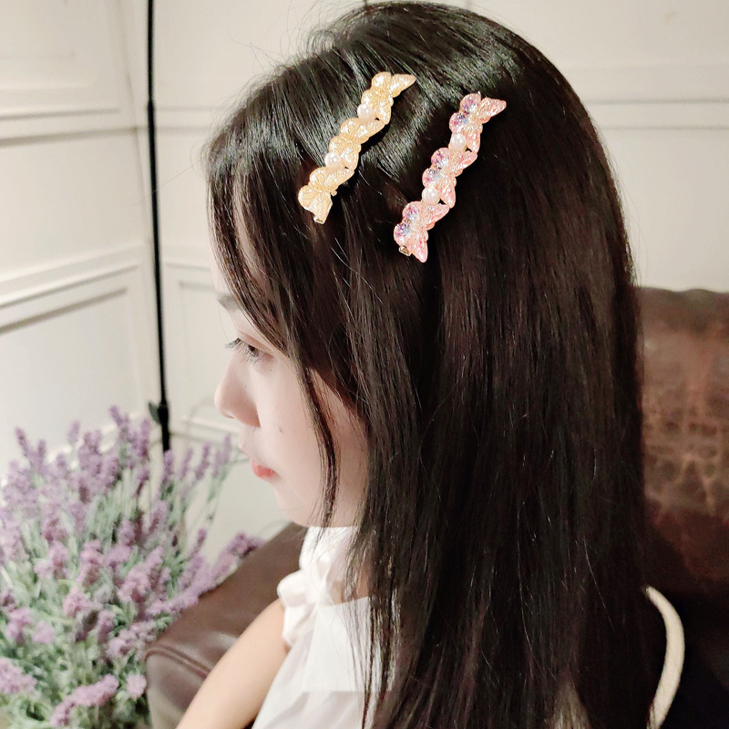 Butterfly Pearl Hairpin display picture 5