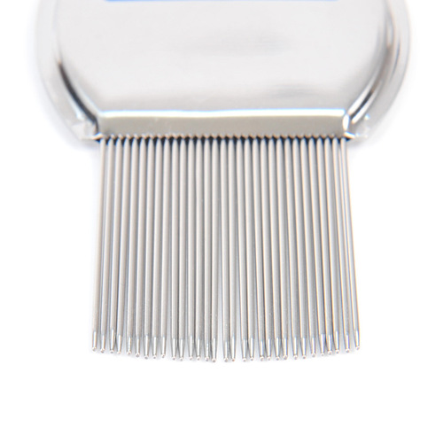 New cross-border pet comb dog flea comb stainless steel threaded needle comb cat grooming supplies wholesale