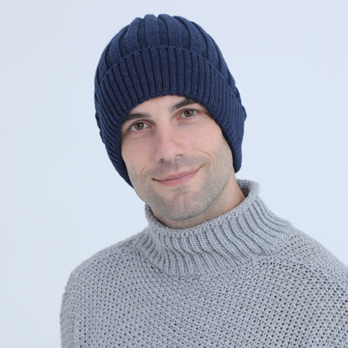 Berretto beanie in maglia di lana per uomo e donna_voghion.com