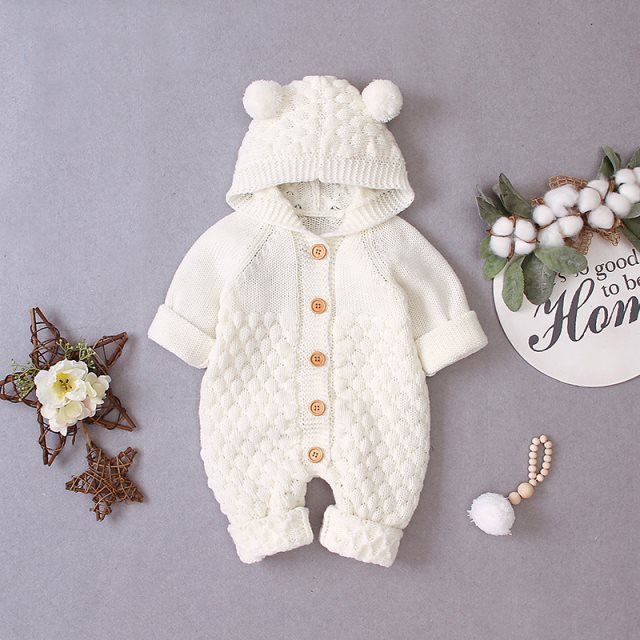 Cute Solid Color Cotton Baby Clothes display picture 6