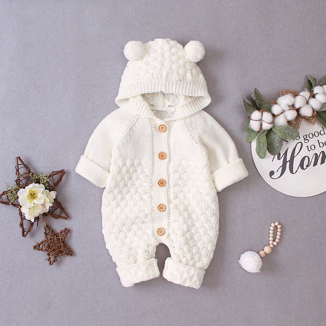 Mignon Couleur Unie Coton Bébé Vêtements display picture 6