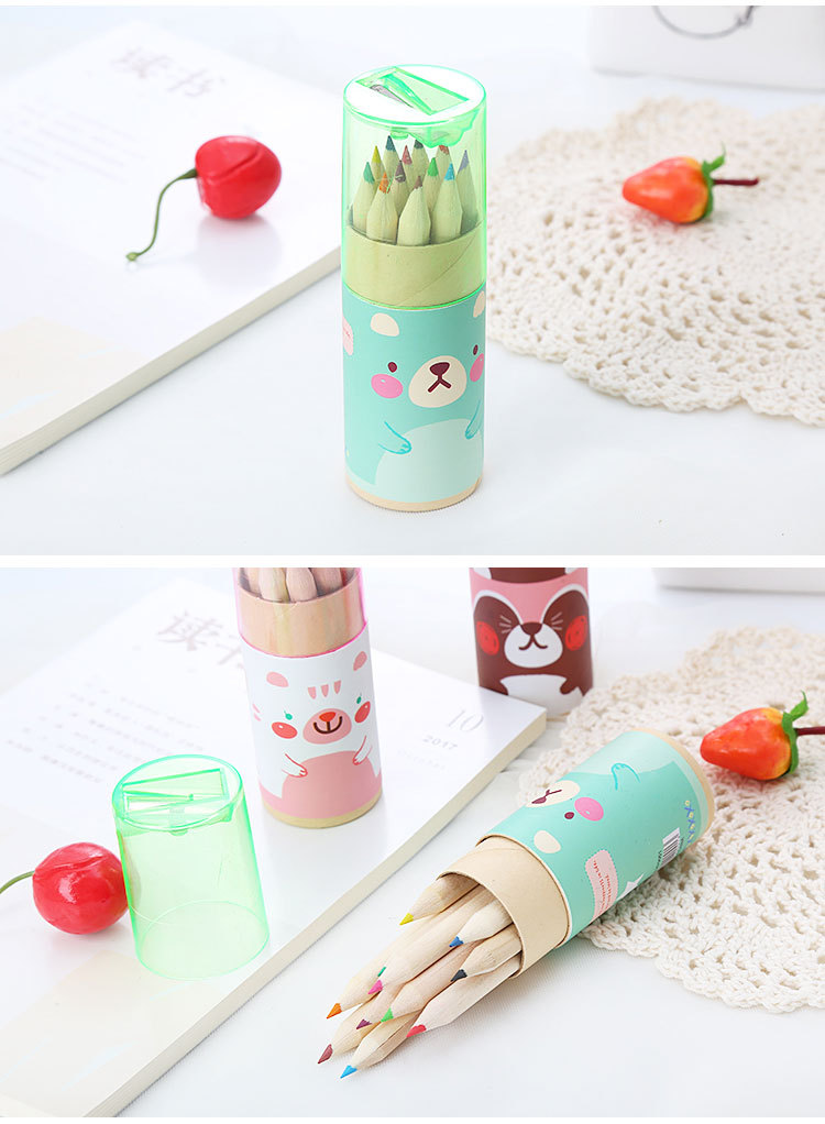 Creative Student Drawing Graffiti Multicolor Pencil Sharpener Barrel Stationery Wholesale display picture 2