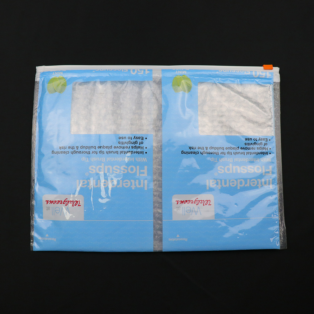 批发生产内装气泡拉链袋PE塑料包装袋衣服包装袋高档t恤包装