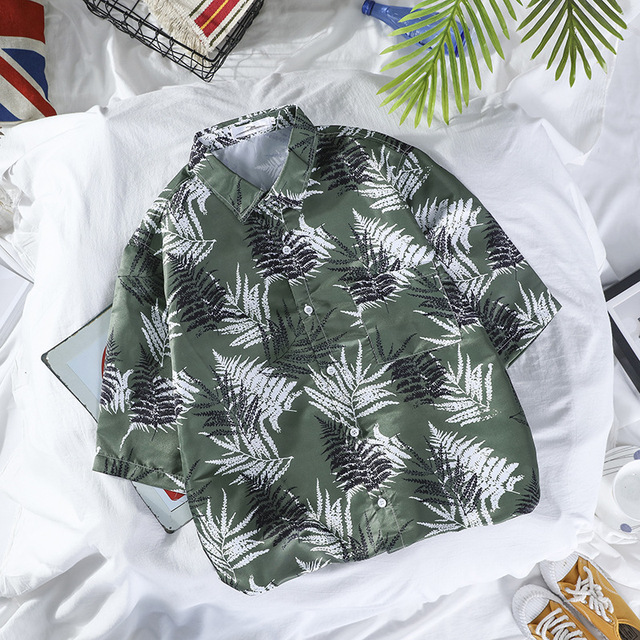 Summer men’s new beach shirt