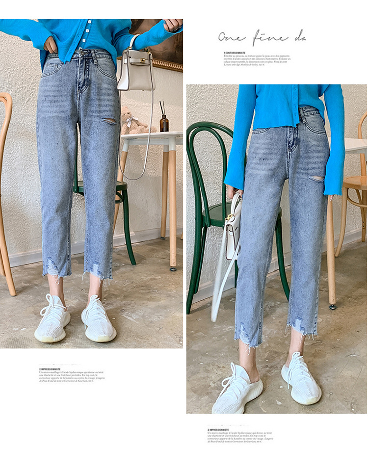 Pantalon léger femme en coton - Ref 3430260 Image 48