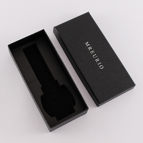 MREURIO brand watch gift box, original packaging box, high-end cross pattern watch box, dropshipping from the source manufacturer