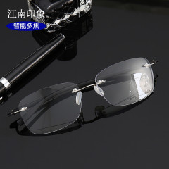 超軽量ブルーライト新型tr90樹脂老眼鏡快適金属フレームレス老眼鏡男女メーカー卸売り