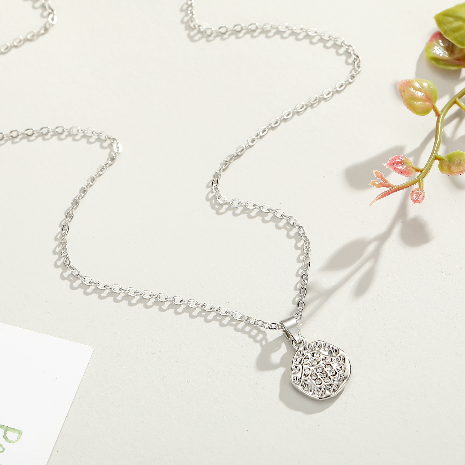 new original Turkish eye necklace point drill palm eye geometric pendant necklace womenu0027s neckla