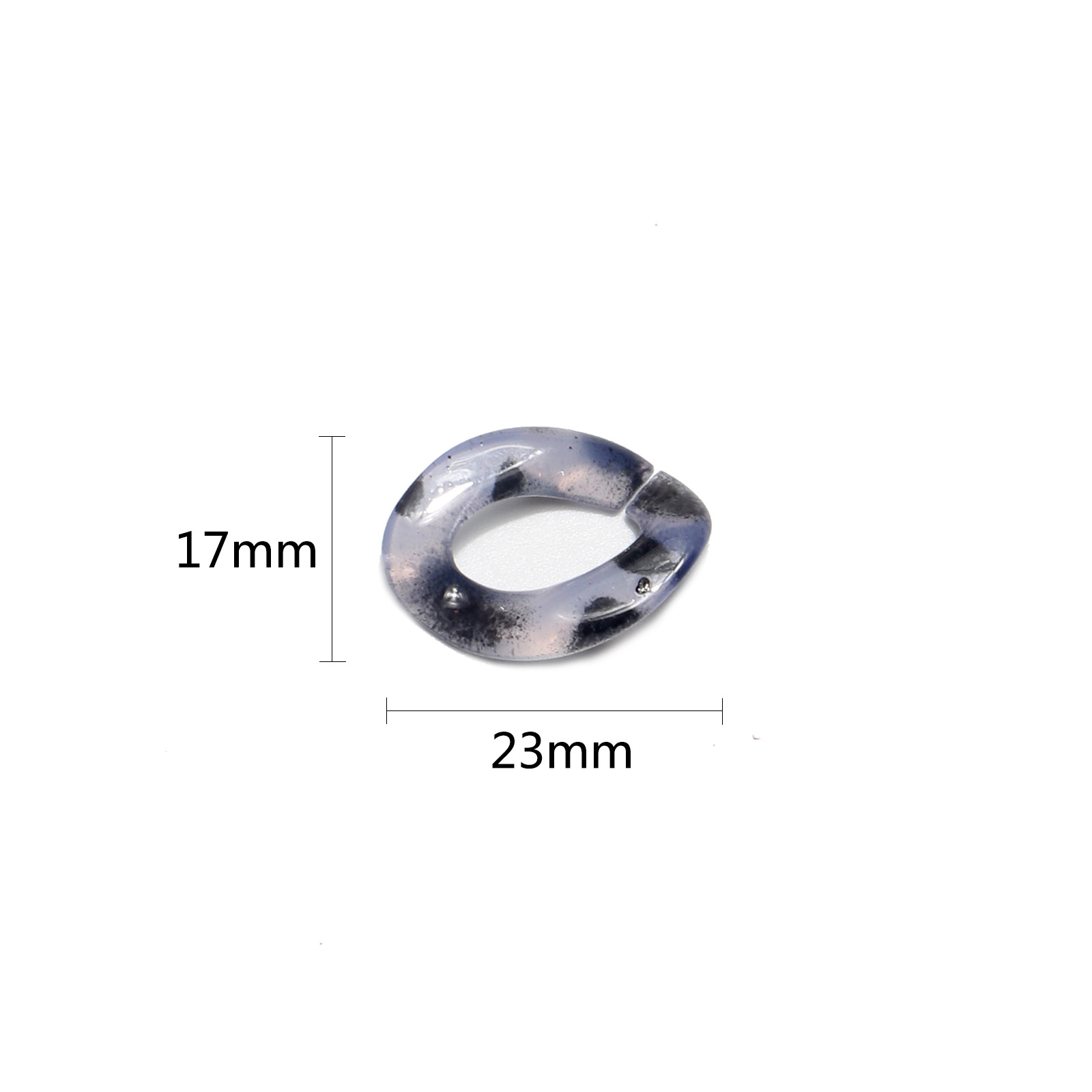 30g Weight Plastic Material Grey Color Resin Acrylic Plastic Leopard Print Glasses Chain Simple Retro Fashion Glasses Chain Anti-skid And Anti-lost Wholesale Nihaojewelry 1