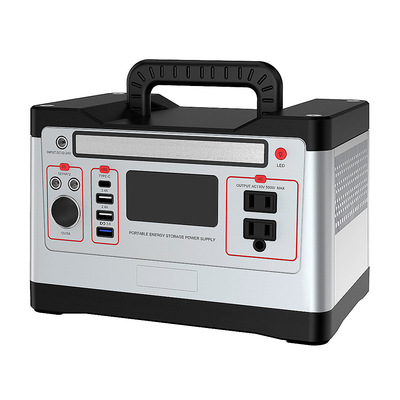 定制款500W大功率储能电源太阳能发电户外露营移动应急电源110V|ru