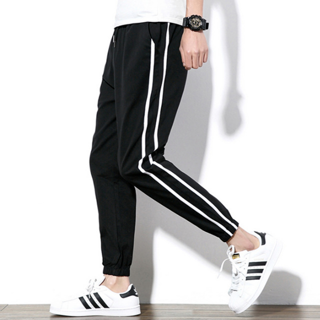 Summer Casual Pants Men's Thin Breathable Sports Pants Men's Loose Korean Fashionable Sweatpants Men's Harlan Ankle Pants