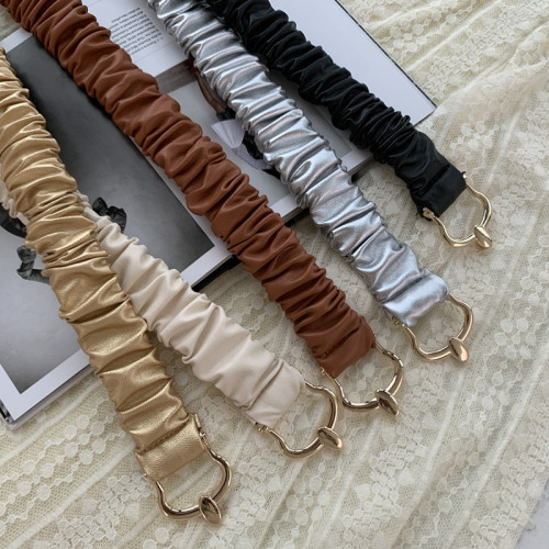 Wholesale belt for women, thin, simple, versatile decorative skirt, coat belt, personalized women's elastic elastic waistband