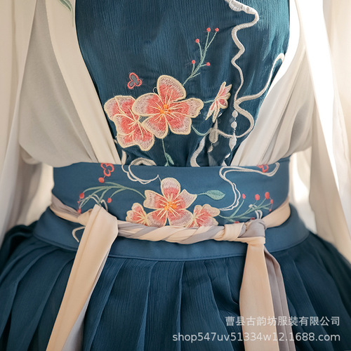 Hanfu female student waist Ru skirt fairy elegant ancient student ancient female