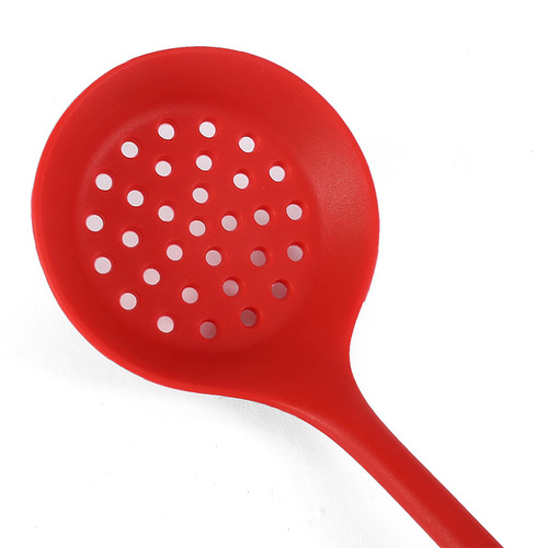 Extended silicone spatula, soup spoon, colander, cooking utensil set, cooking spatula, porridge spoon, kitchen tools