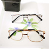 Metal fashionable retro glasses for elderly, wholesale