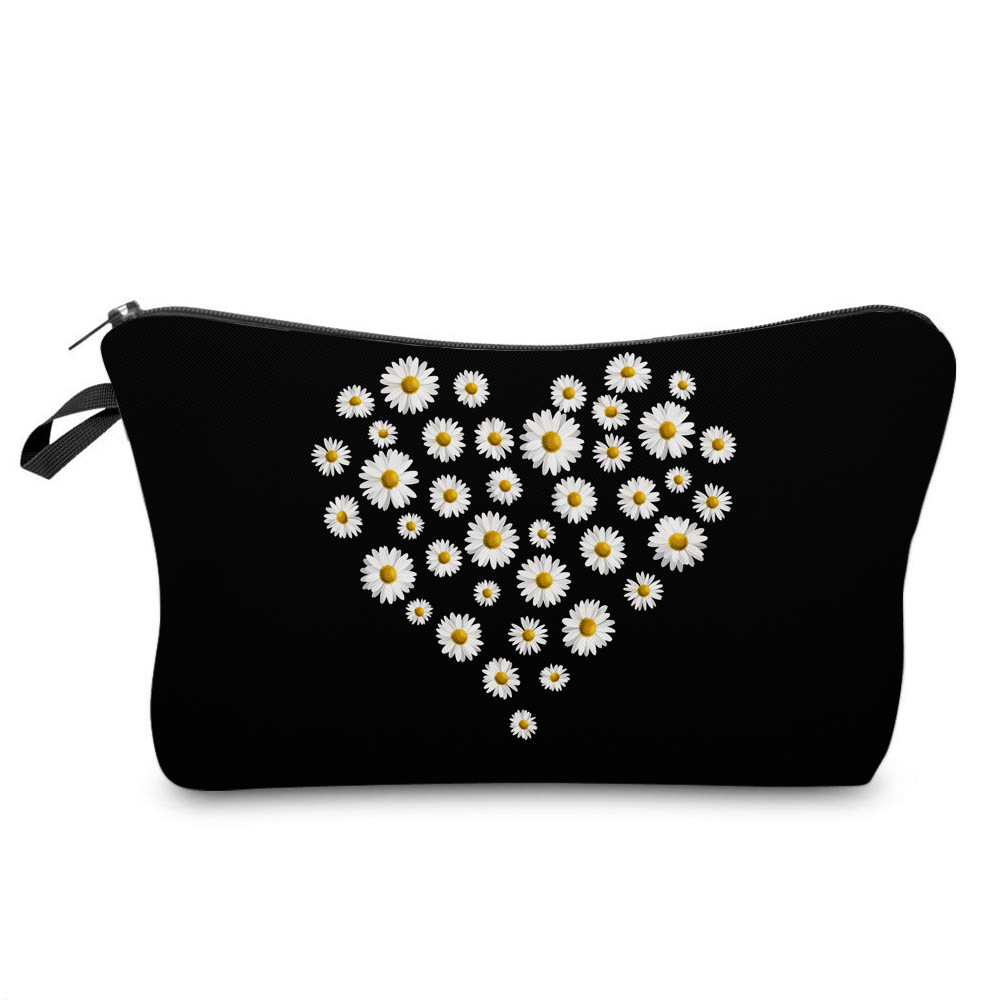Sunflower Multi-functional Dumpling Makeup Toiletry Bag For Women_voghion.com