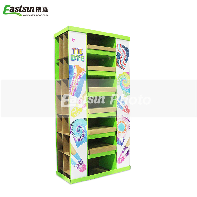 专业定制 服装展示摆放纸质展示架 瓦楞纸展示架 纸货架