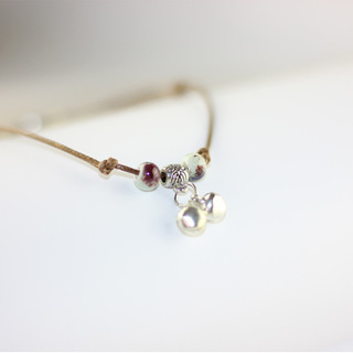 日韩时尚编织制作闺蜜美女脚链创意森系清新陶瓷饰品配饰厂家批发|ms