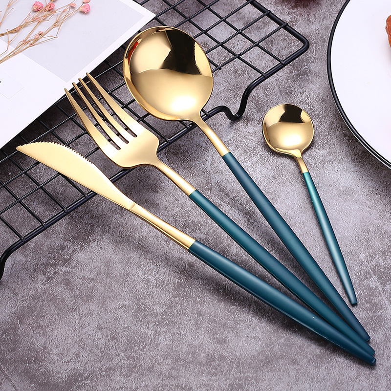 골드 + 다크 그린 4 종 세트