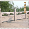 Stone carving railing flower bottle pillar granite stone bridge guardrail section granite rock carving railing