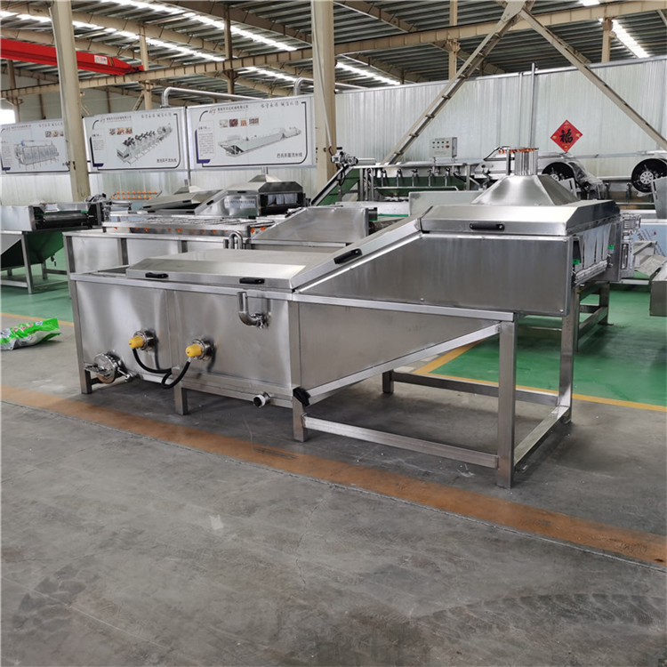 新式小龙虾蒸煮流水线 小龙虾蒸煮加工机器 小龙虾蒸煮设备厂家|ms