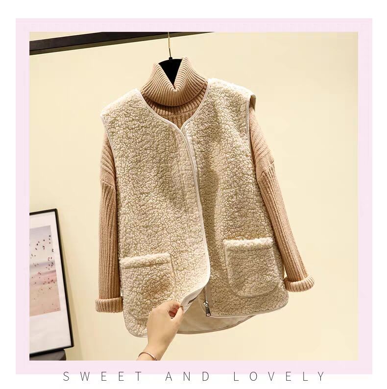 Gilet femme en laine d agneau - Ref 3434602 Image 24