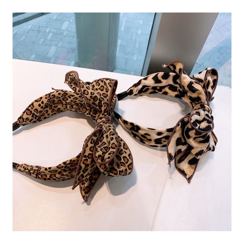 120g Weight Headwear Classification Festival Occasion Geometric, Lattice Pattern Women'S Gender Retro Style Red, Green, Blue, Yellow, Black Color Korean Retro Style Leopard Print Headband 15
