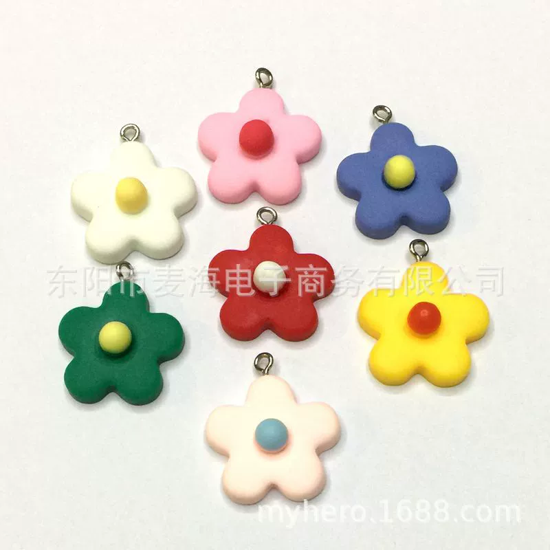Matte accessories flower-shaped, material handmade, keychain, accessory, internet celebrity