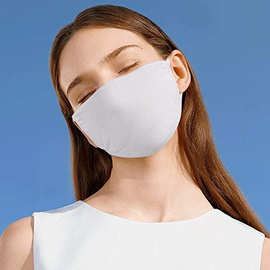 日本纯棉黑色口罩 防尘可清洗面罩男非一次性户外韩国白色布口罩