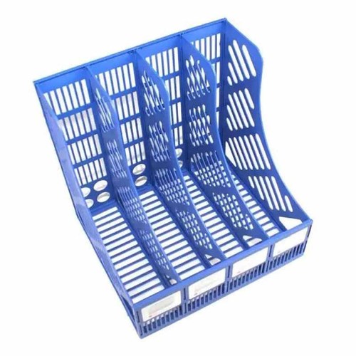 Office Supplies Plastic File Rack Desktop Storage Quadruple Information Rack A4 Office File Organizing File Column