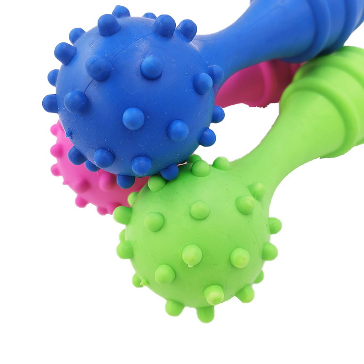 Suministro directo de fábrica PET molienda palo sonido perro juguete TPR entrenamiento mordedura-resistente juguete suministros para mascotas al por mayor