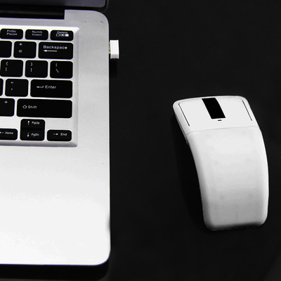 fold The two generation Bluetooth /2.4G wireless touch mouse ultrathin fold Portable to work in an office mouse