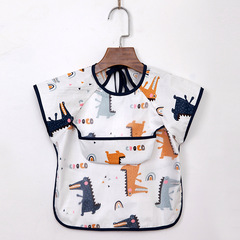 Summer Children's Cover-up Pure Cotton Sleeveless Waterproof Bib Dinner Bib Summer Thin Baby Cover-up Eating Protection Clothing Wholesale