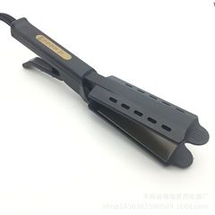 Professional 4-Temp Adjustable Straightening Iron & Curling Wand, suitable for straightening and curling bangs.