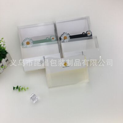 Spot Daisy PVC Lady Packing Box PVC Underwear packing Gift box transparent Socks Gift box Manufactor wholesale