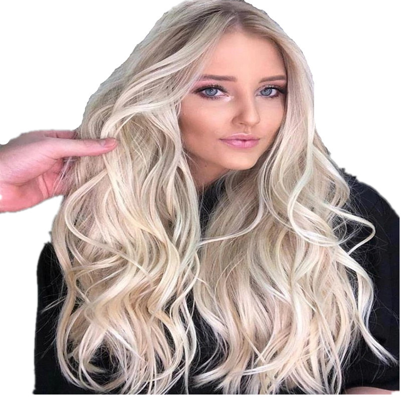 Transfronterizo europeo y americano teñido de longitud media de pelo rizado cos gris gradiente anime peluca nueva mujer fibra química sombrero