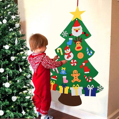 DIY Christmas decoration gift children manual Puzzle Nonwoven Pendant Felt Christmas tree
