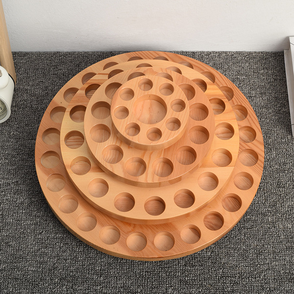 Wooden essential oil organizer