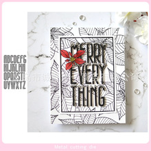 1094英文字母26个 金属碳钢刀模 DIY切割刀模 跨境货源2020年新款