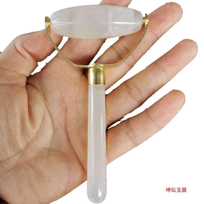Agate double -head massage manual single -head massage stick double -head roller -type