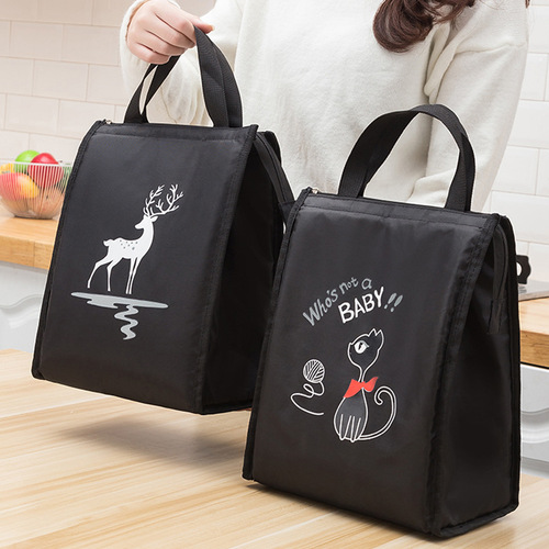 Thickened aluminum foil large lunch box bag office worker portable lunch box with lunch box insulated lunch bag lunch bag