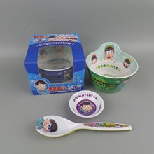 生产出口工厂直供符合SGS认证的密胺日本餐具美耐皿卡通日式餐具