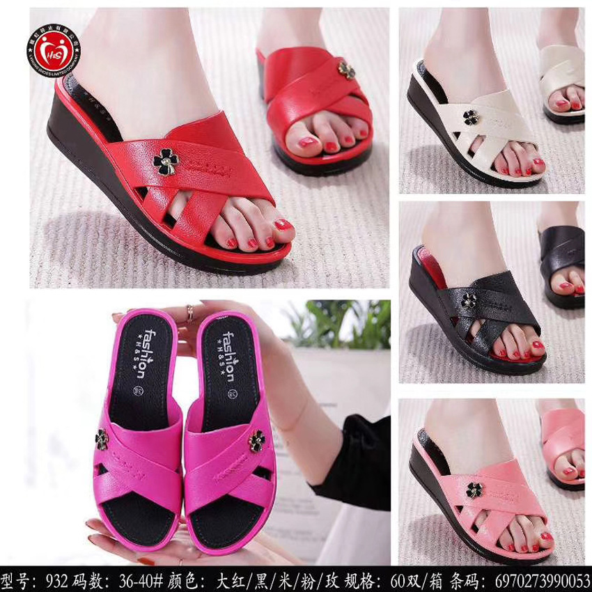 Летние тапочки на платформе, слайдеры, оптовые продажи