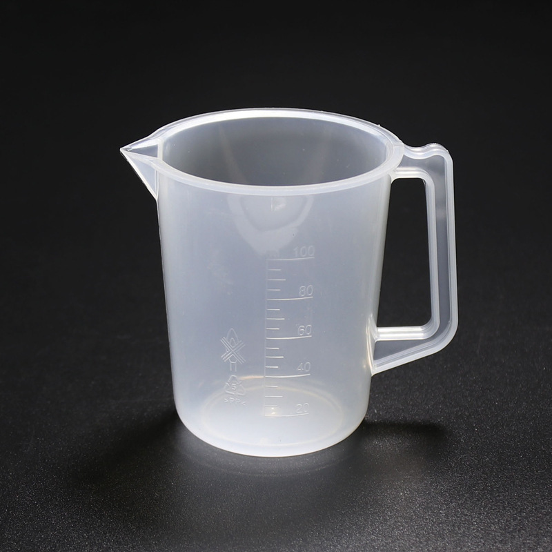 带手柄刻度烧杯 容量1000ml 5000mlPP材质 塑料带柄烧杯