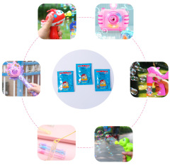 Colorful bubble blowing series special supplement liquid bubble concentrate bagged bubble water bubble liquid safe and non-toxic